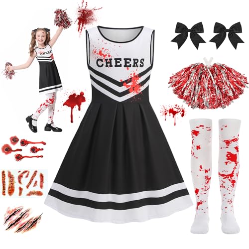Déguisement Halloween Enfant Zombie Cheerleader